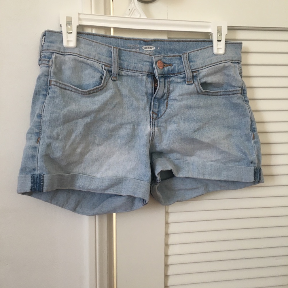 Old navy Jean shorts, light blue size 2 denim